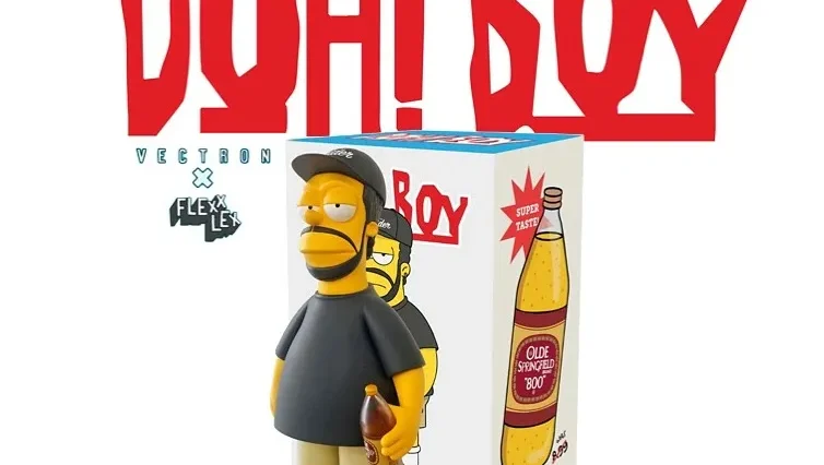 Doh! Boy Vectron Flexx Lex art toy figure